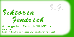 viktoria fendrich business card